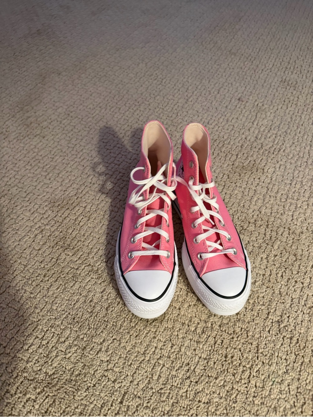 pink platform converse